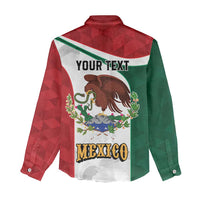 Eagle Devouring Snake Mexican Emblem Personalized Women Casual Shirt Sporty Style