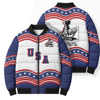 Celebrate United States Hockey's First Gold in 46 years Bomber Puffer Jacket