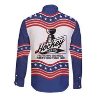 Celebrate United States Hockey's First Gold in 46 years Long Sleeve Button Shirt