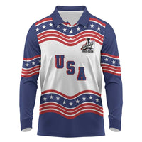 Celebrate United States Hockey's First Gold in 46 years Long Sleeve Polo Shirt