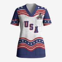 Celebrate United States Hockey's First Gold in 46 years Scrub Top