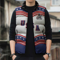 Celebrate United States Hockey's First Gold in 46 years Sleeveless Puffer Jacket