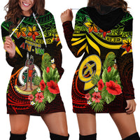 Vanuatu Islands Hoodie Dress Proud To Be A Ni-Van - Wonder Print Shop