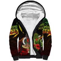 Custom Vanuatu Islands Sherpa Hoodie Proud To Be A Ni-Van - Wonder Print Shop