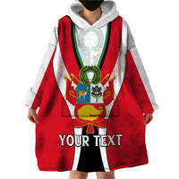 Custom Peru Wearable Blanket Hoodie National Day - Wonder Print Shop