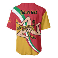 Personalized Italy Bandiera Della Sicilia Baseball Jersey LT9 - Wonder Print Shop