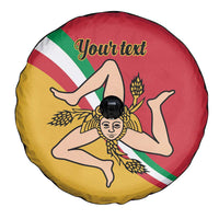 Personalized Italy Bandiera Della Sicilia Spare Tire Cover - Wonder Print Shop