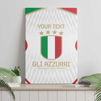Custom Italy Football Canvas Wall Art Gli Azzurri Sporty Style LT9 - Wonder Print Shop