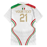 Custom Italy Football Family Matching Short Sleeve Bodycon Dress and Hawaiian Shirt Gli Azzurri Sporty Style - Wonder Print Shop