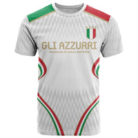 Custom Italy Football T Shirt Gli Azzurri Sporty Style - Wonder Print Shop