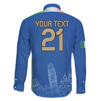 Custom Italy Football Family Matching Tank Maxi Dress and Hawaiian Shirt Special Pisa Tower - Wonder Print Shop
