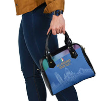 Custom Italy Football Shoulder Handbag Special Pisa Tower