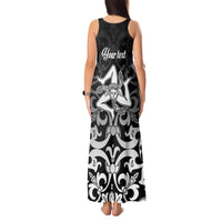 Personalized Italy Trinacria Sicily Tank Maxi Dress - Wonder Print Shop