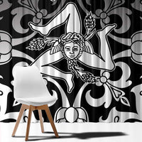 Personalized Italy Trinacria Sicily Window Curtain - Wonder Print Shop