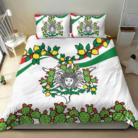 Sicilian Triskelion Bedding Set with Cactus and Lemons LT9 - Wonder Print Shop