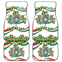 Sicilian Triskelion Car Mats with Cactus and Lemons LT9 - Wonder Print Shop