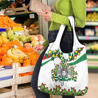 Sicilian Triskelion Grocery Bag with Cactus and Lemons