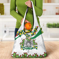 Sicilian Triskelion Grocery Bag with Cactus and Lemons