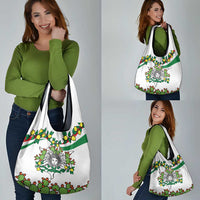 Sicilian Triskelion Grocery Bag with Cactus and Lemons