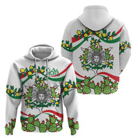 Sicilian Triskelion Hoodie with Cactus and Lemons - Wonder Print Shop
