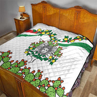 Sicilian Triskelion Quilt with Cactus and Lemons - Wonder Print Shop