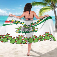 Sicilian Triskelion Sarong with Cactus and Lemons - Wonder Print Shop
