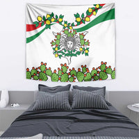 Sicilian Triskelion Tapestry with Cactus and Lemons - Wonder Print Shop