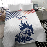 Custom France Football Bedding Set Les Bleus Rooster Sporty Style LT9 - Wonder Print Shop