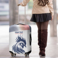 Custom France Football Luggage Cover Les Bleus Rooster Sporty Style - Wonder Print Shop