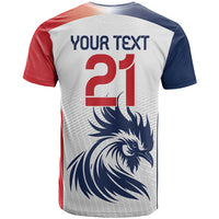 Custom France Football T Shirt Les Bleus Rooster Sporty Style - Wonder Print Shop