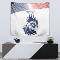 Custom France Football Tapestry Les Bleus Rooster Sporty Style - Wonder Print Shop
