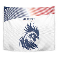 Custom France Football Tapestry Les Bleus Rooster Sporty Style - Wonder Print Shop