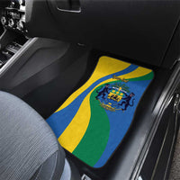 Personalized Gabon Independence Day 1960 Car Mats Gabonaise Coat of Arms - Wonder Print Shop