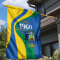 Personalized Gabon Independence Day 1960 Garden Flag Gabonaise Coat of Arms - Wonder Print Shop