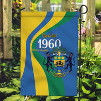 Personalized Gabon Independence Day 1960 Garden Flag Gabonaise Coat of Arms - Wonder Print Shop