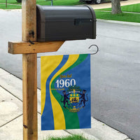 Personalized Gabon Independence Day 1960 Garden Flag Gabonaise Coat of Arms - Wonder Print Shop