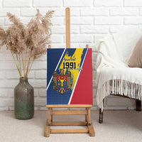 Personalized Moldova Independence Day 1991 Canvas Wall Art One People One Nation - Wonder Print Shop