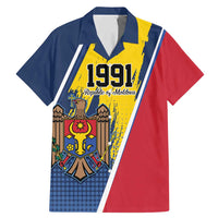 Personalized Moldova Independence Day 1991 Family Matching Mermaid Dress and Hawaiian Shirt One People One Nation - Wonder Print Shop