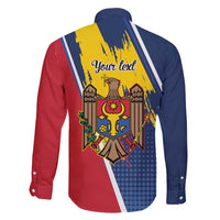 Personalized Moldova Independence Day 1991 Family Matching Short Sleeve Bodycon Dress and Hawaiian Shirt One People One Nation - Wonder Print Shop