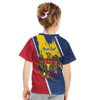 Personalized Moldova Independence Day 1991 Kid T Shirt One People One Nation - Wonder Print Shop