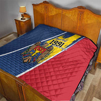 Personalized Moldova Independence Day 1991 Quilt One People One Nation - Wonder Print Shop