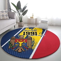 Personalized Moldova Independence Day 1991 Round Carpet One People One Nation - Wonder Print Shop