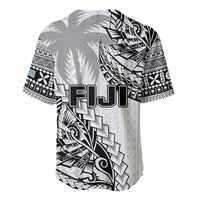 Fiji Rugby Baseball Jersey Kaiviti Fijian Tribal World Cup White LT9 - Wonder Print Shop
