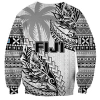 Fiji Rugby Sweatshirt Kaiviti Fijian Tribal World Cup White - Wonder Print Shop