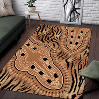 Africa Tiger Mix Dashiki Tribal Pattern Area Rug LT9 - Wonder Print Shop