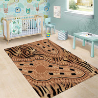 Africa Tiger Mix Dashiki Tribal Pattern Area Rug LT9 - Wonder Print Shop