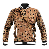 Africa Tiger Mix Dashiki Tribal Pattern Baseball Jacket LT9 - Wonder Print Shop