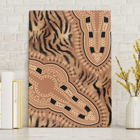 Africa Tiger Mix Dashiki Tribal Pattern Canvas Wall Art LT9 - Wonder Print Shop