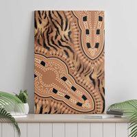 Africa Tiger Mix Dashiki Tribal Pattern Canvas Wall Art LT9 - Wonder Print Shop