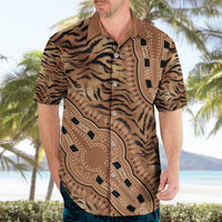 Africa Tiger Mix Dashiki Tribal Pattern Hawaiian Shirt - Wonder Print Shop